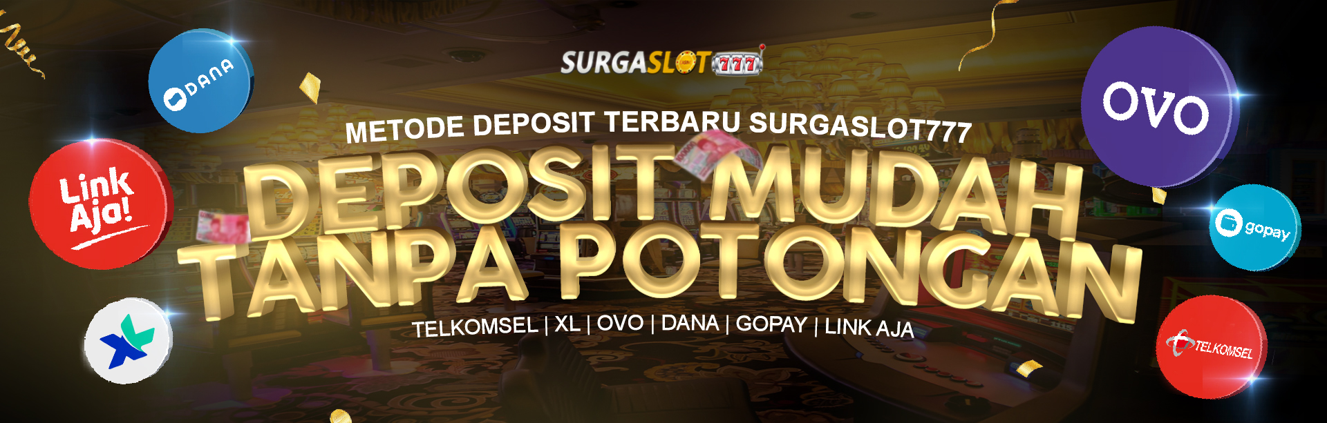 Deposit pulsa tanpa potongan
